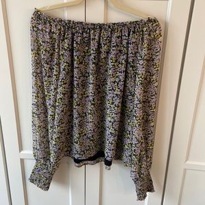 Sanctuary Sunshine Floral Convertible Off the Shoulder Top